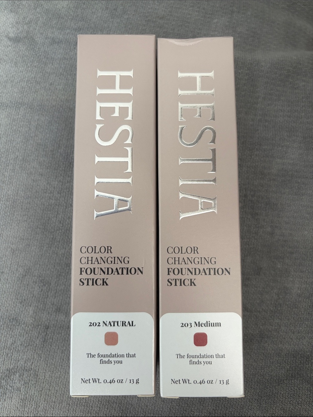 Color Changing Foundation Stick - 202 Natural & 203 Medium (Bronzer & Contour)